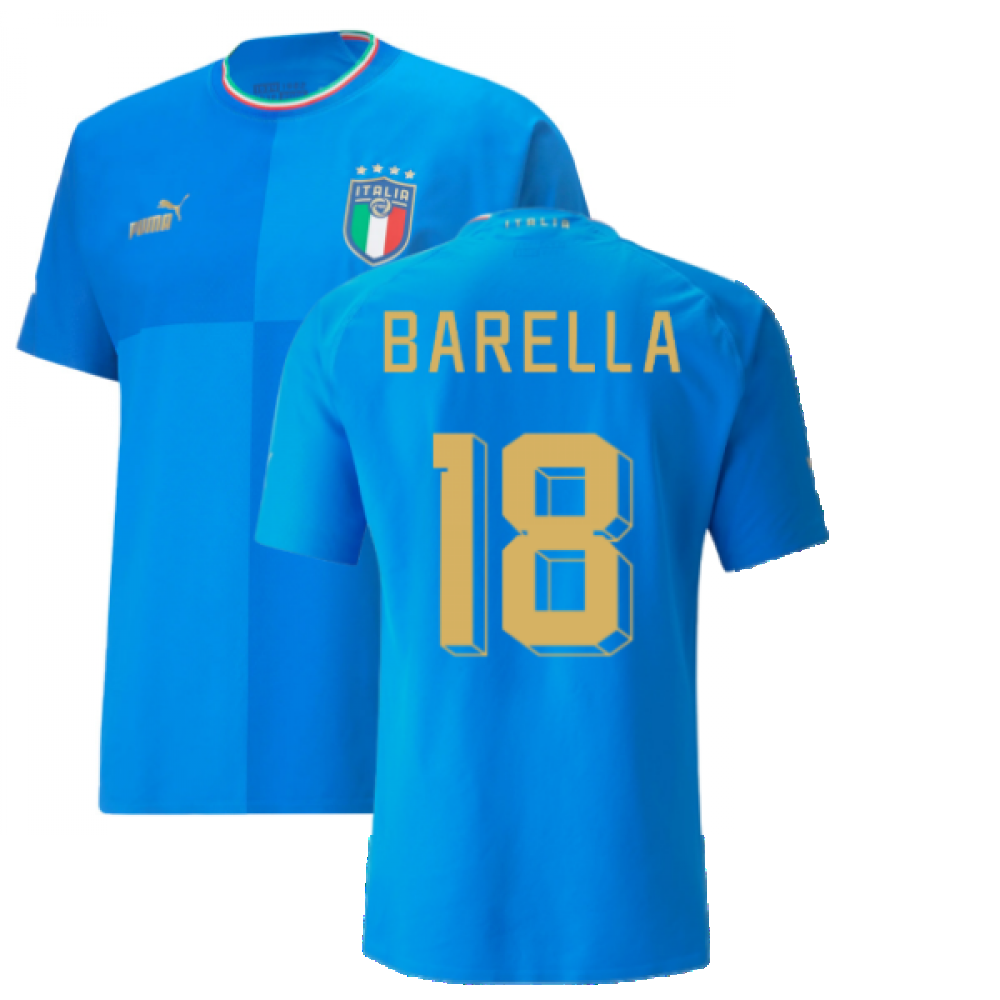 2022-2023 Italy Authentic Home Shirt (BARELLA 18)