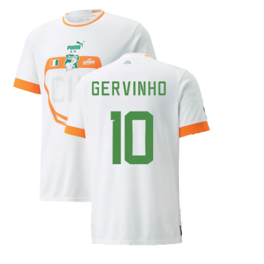 2022-2023 Ivory Coast Away Shirt (GERVINHO 10)