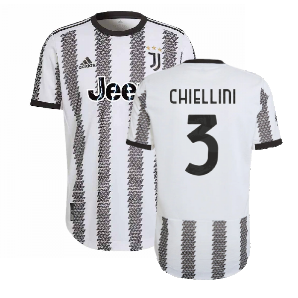 beddengoed kleuring aantrekken 2022-2023 Juventus Authentic Home Shirt (CHIELLINI 3) [H38902-247930] -  €130.10 Teamzo.com