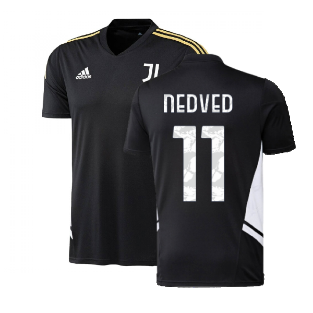 2022-2023 Juventus Training Shirt (Black) (NEDVED 11)