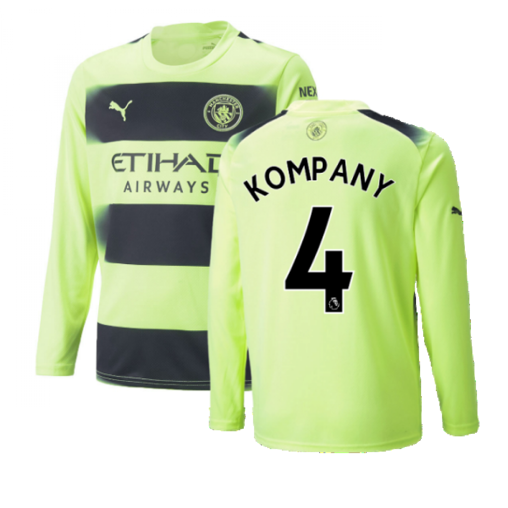 2022-2023 Man City Long Sleeve Third Shirt (KOMPANY 4)