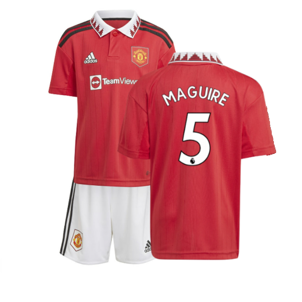 2022-2023 Man Utd Home Mini Kit (MAGUIRE 5)