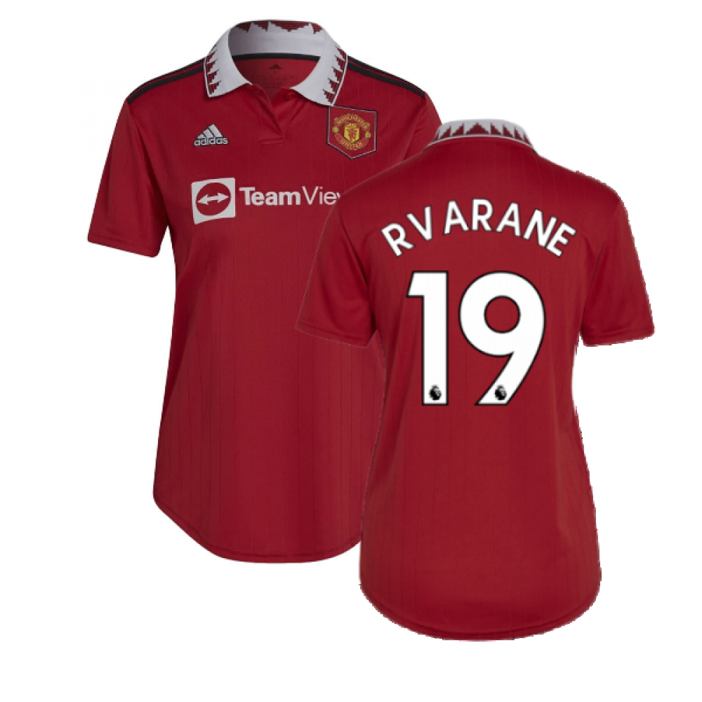 2022-2023 Man Utd Home Shirt (Ladies) (R.VARANE 19)