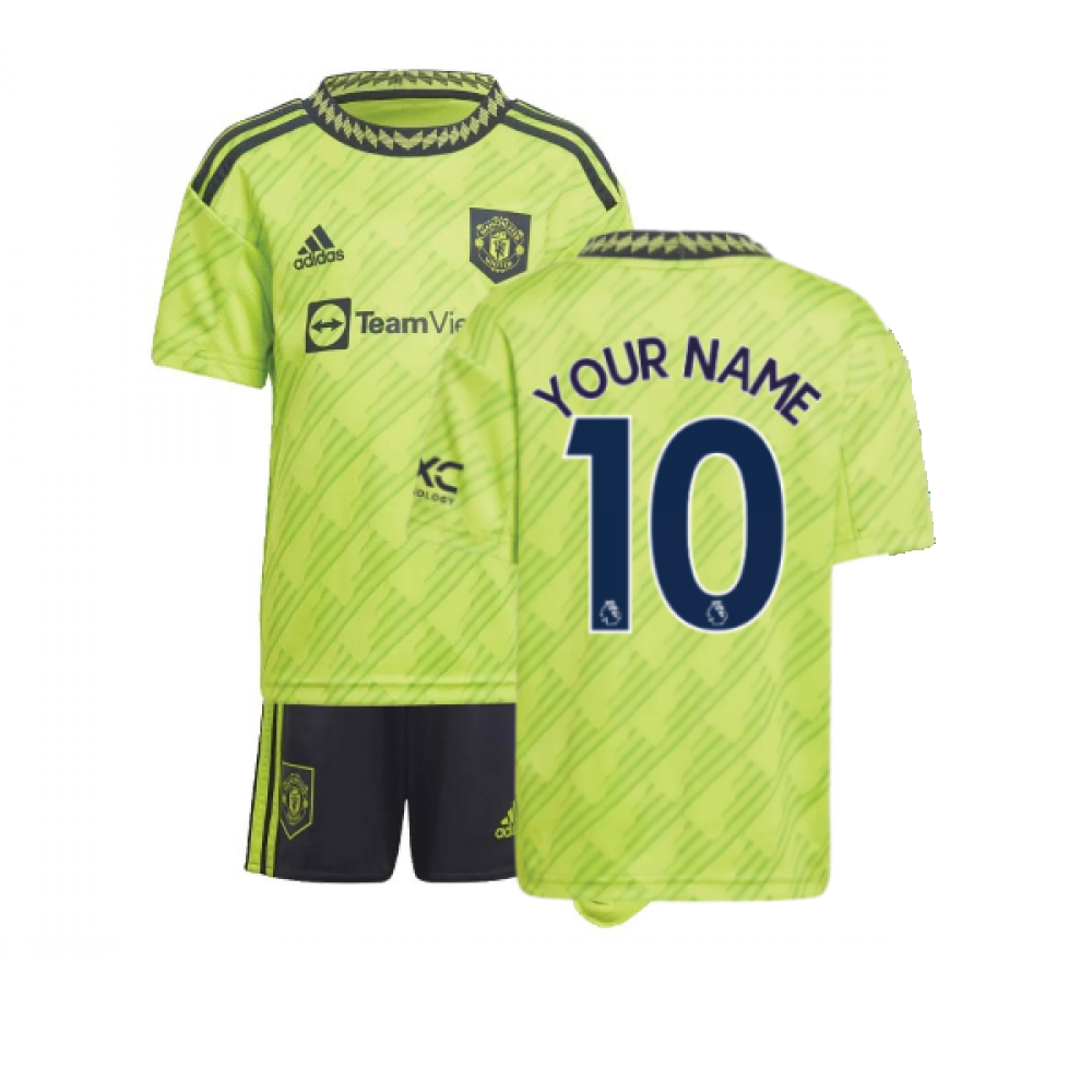 2022-2023 Man Utd Third Mini Kit (Your Name)