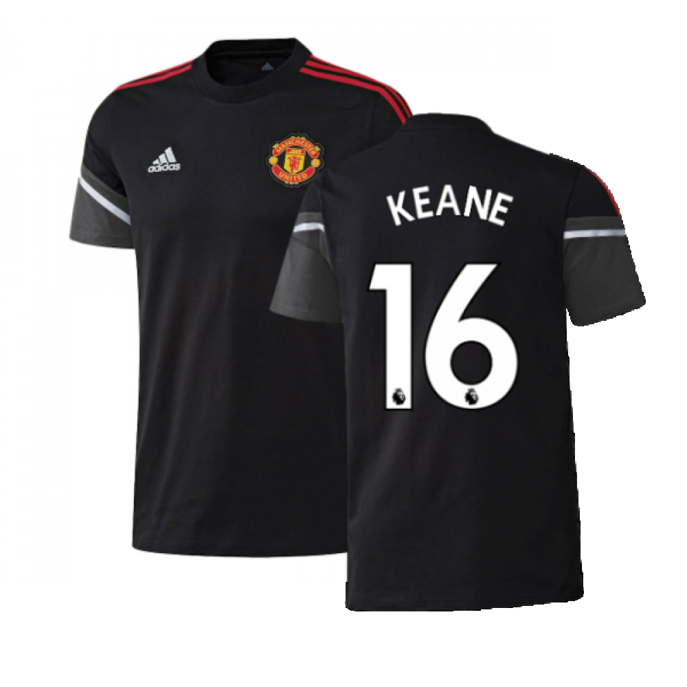 2022-2023 Man Utd Training Tee (Black) (KEANE 16)