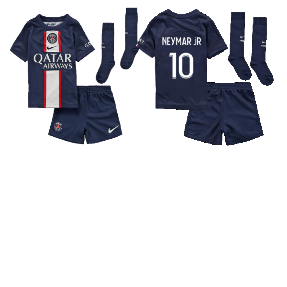 PSG 2021-2022 Little Boys Home Kit (NEYMAR JR 10)