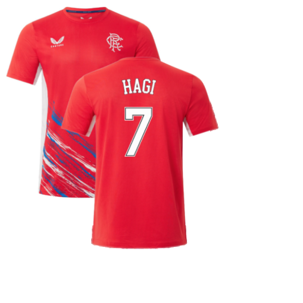 2022-2023 Rangers Matchday Short Sleeve T-Shirt (Red) (HAGI 7)