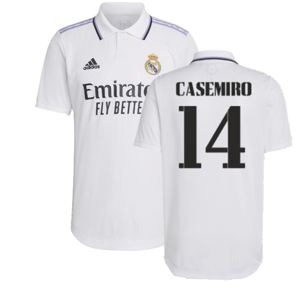 2022-2023 Madrid Authentic Home Shirt (CASEMIRO 14) [HF0292-247652] - $139.91 Teamzo.com