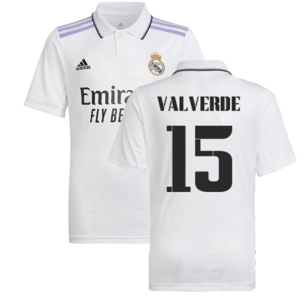 helper Zonnebrand marionet 2022-2023 Real Madrid Home Shirt (Kids) (VALVERDE 15) [HA2654-247761] -  €102.43 Teamzo.com