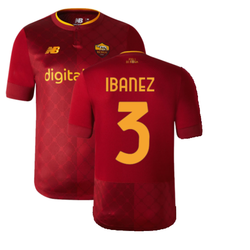 2022-2023 Roma Home Shirt (IBANEZ 3)