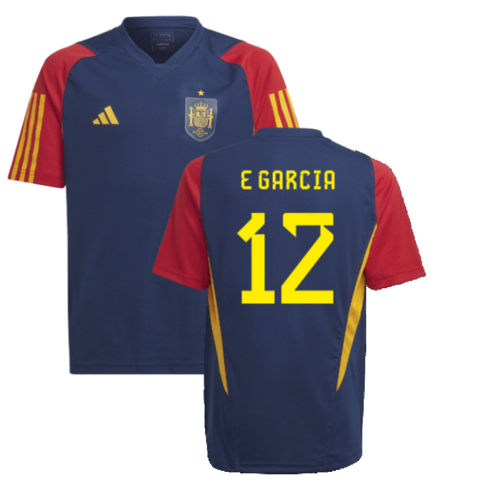 2022-2023 Spain Training Jersey (Navy) - Kids (E GARCIA 12)