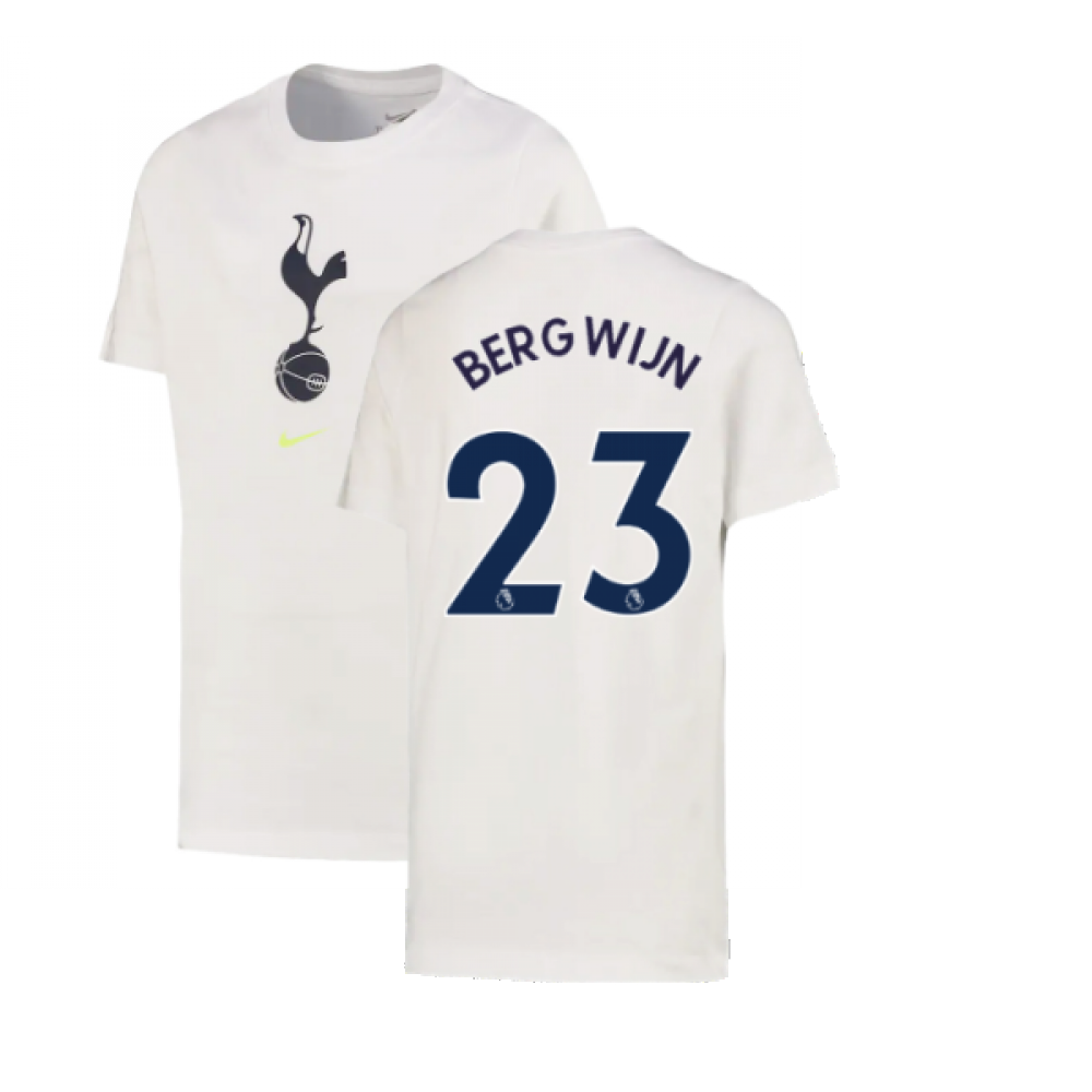 2022-2023 Tottenham Crest Tee (White) (BERGWIJN 23)