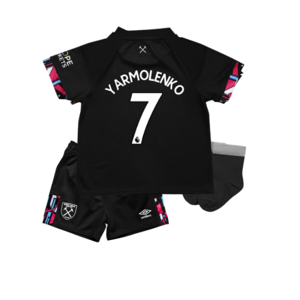 2022-2023 West Ham Away Baby Kit (YARMOLENKO 7)