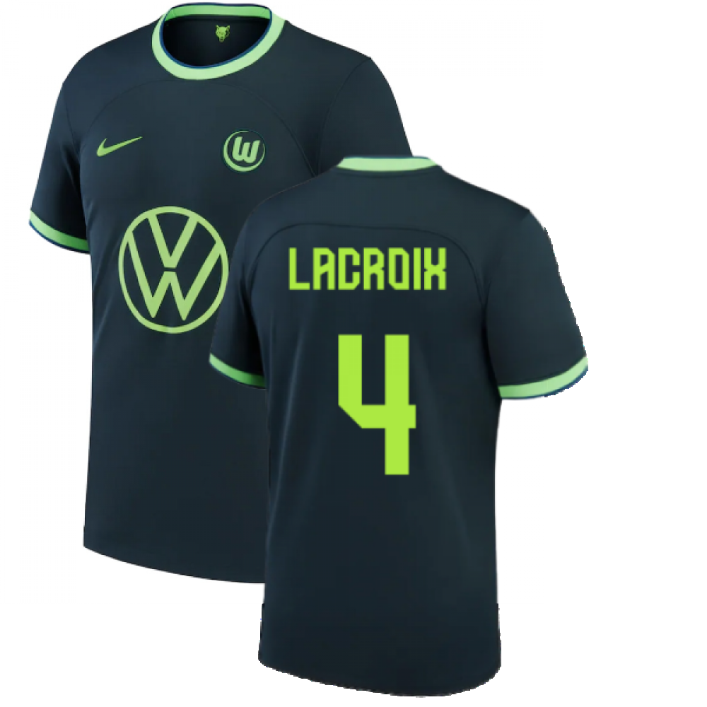 2022-2023 Wolfsburg Away Shirt (Kids) (LACROIX 4)