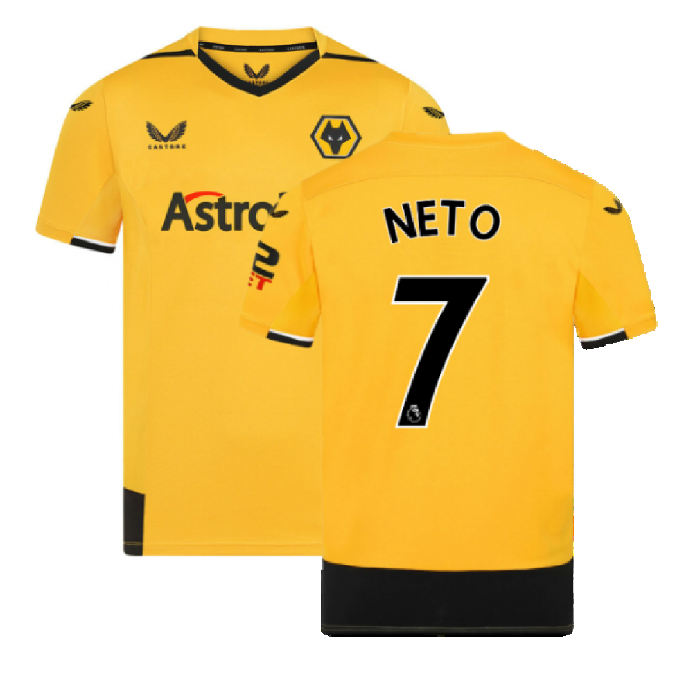 2022-2023 Wolves Home Shirt (NETO 7)