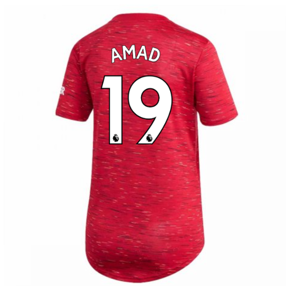 2020-2021 Man Utd Adidas Womens Home Shirt (Amad 19)