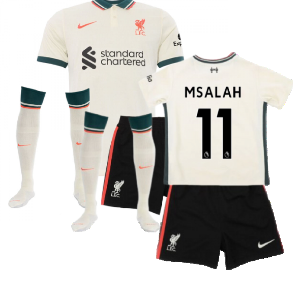 Men's Nike Mohamed Salah Red Liverpool 2021/22 Home Breathe