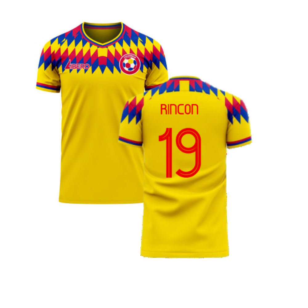 Colombia 2023-2024 Home Concept Football Kit (Libero) (Rincon 19)