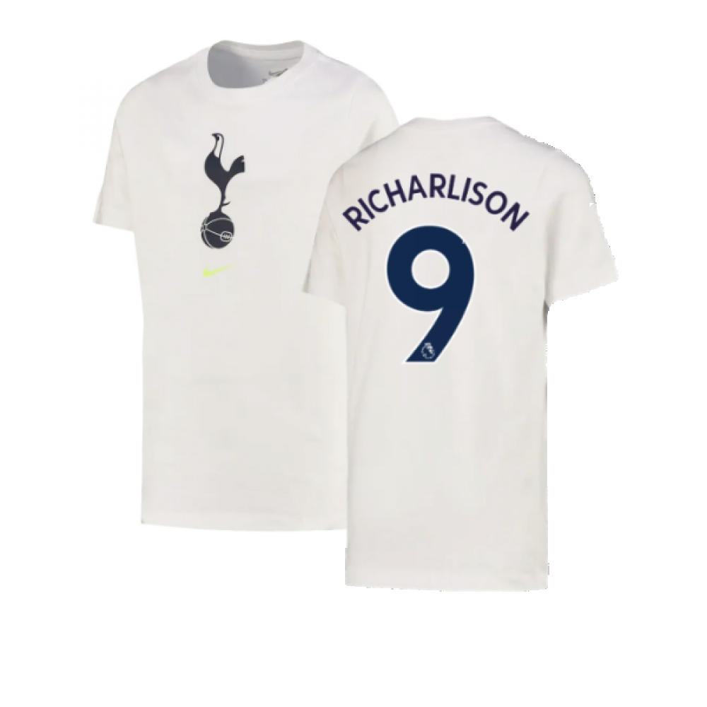 2022-2023 Tottenham Crest Tee (White) (BENTANCUR 30)