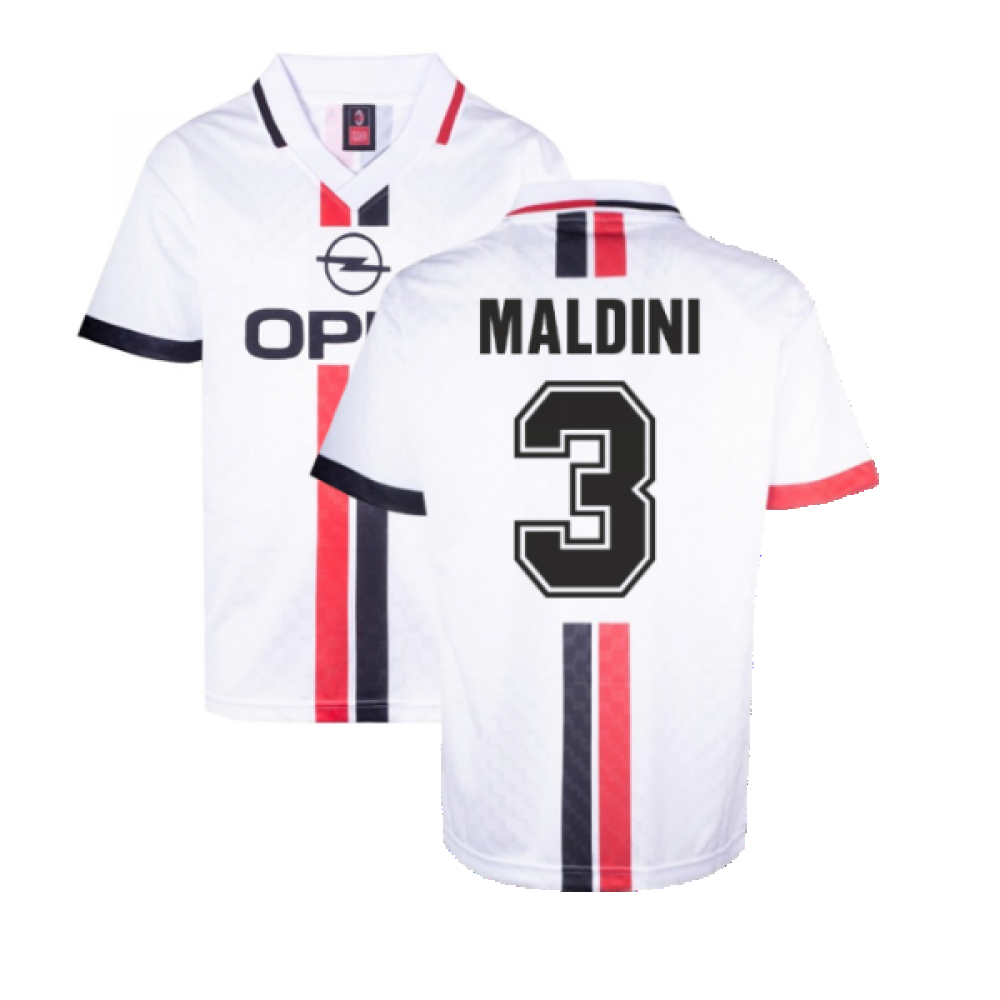 AC Milan 1996 Away Retro Shirt (MALDINI 3)