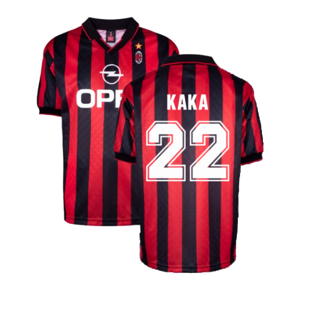 ac milan retro shirt kaka