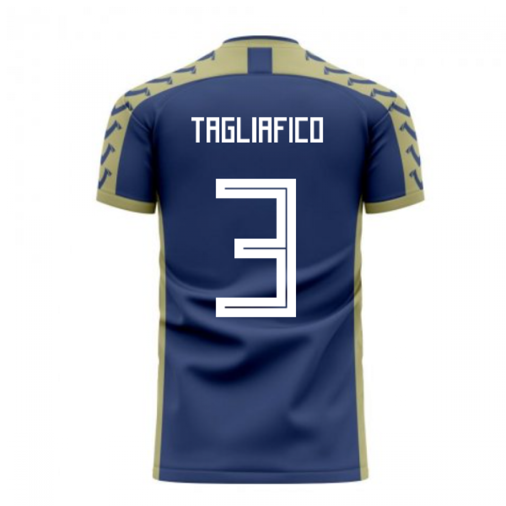 Argentina 2024-2025 Away Concept Football Kit (Viper) (TAGLIAFICO 3)