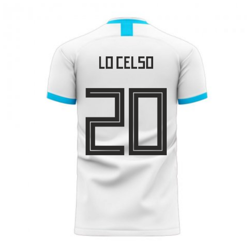 Argentina 2024-2025 Home Concept Football Kit (Libero) (LO CELSO 20)