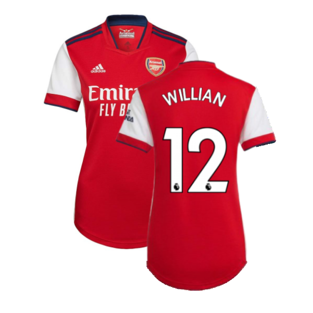 Arsenal 2021-2022 Home Shirt (Ladies) (WILLIAN 12)