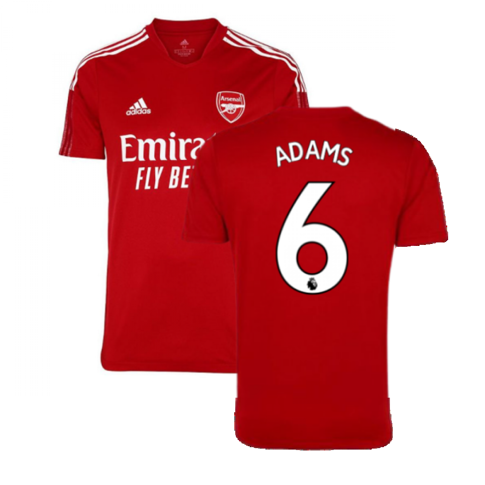 Arsenal 2021-2022 Training Shirt (Active Maroon) - Kids (ADAMS 6)