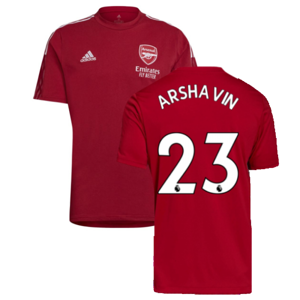 Arsenal 2021-2022 Training Tee (Active Maroon) (ARSHAVIN 23)