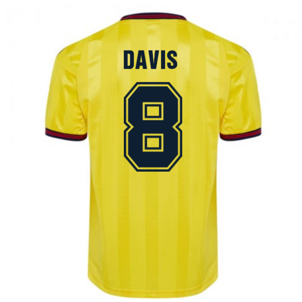 Score Draw Arsenal 1985 Centenary Away Shirt (Davis 8)