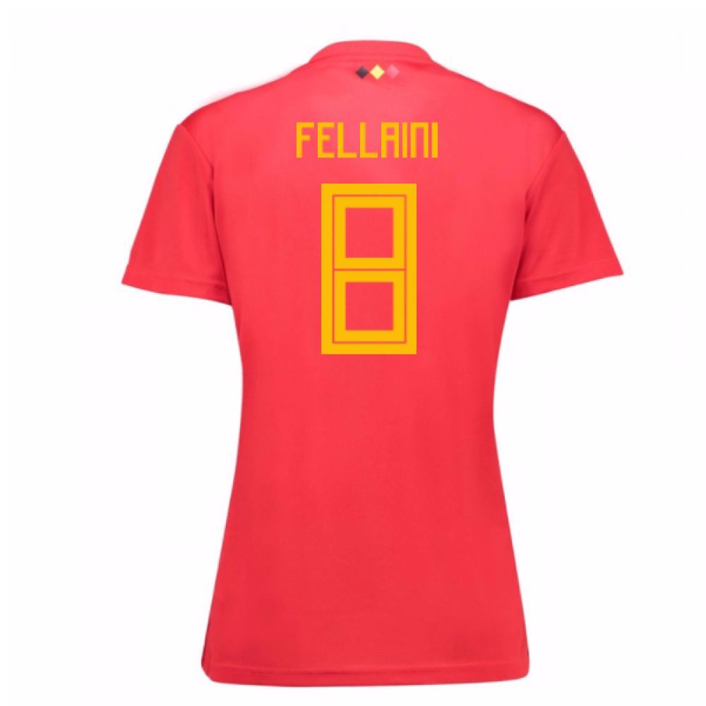 2018-19 Belgium Home Womens Shirt (Fellaini 8)