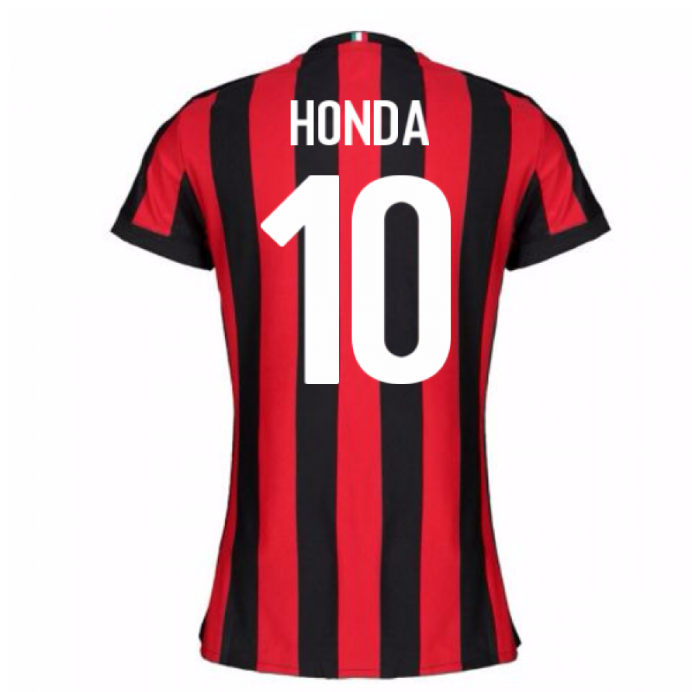 2017-2018 AC Milan Womens Home Shirt (Honda 10)