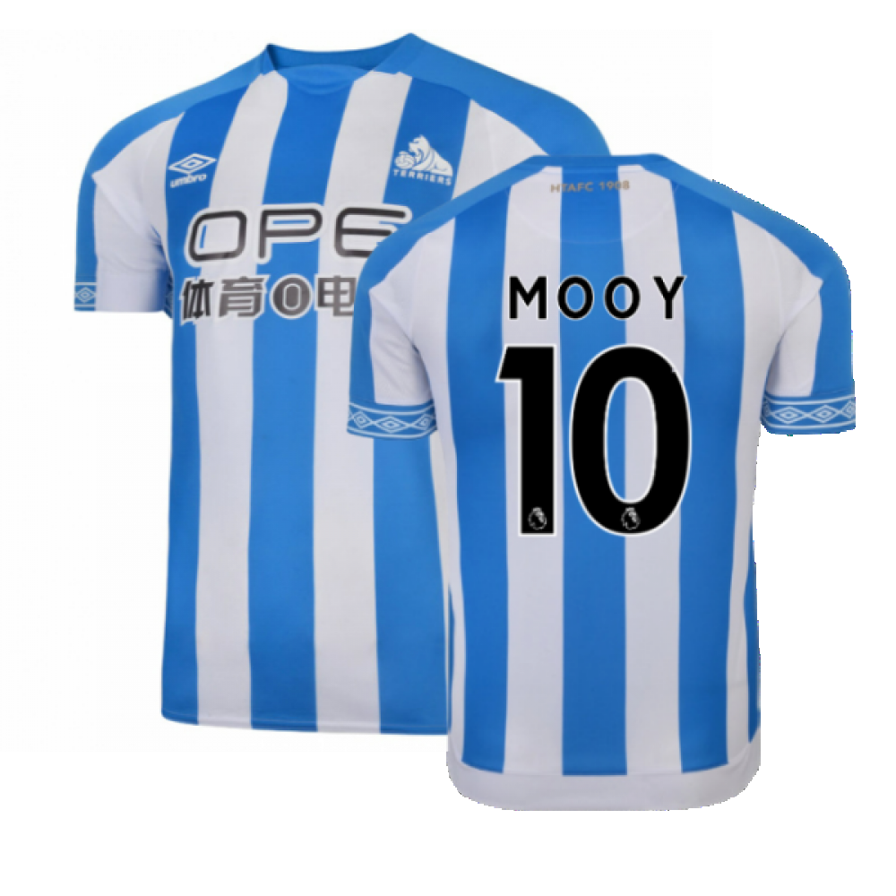 Huddersfield 2018-19 Home Shirt ((Excellent) M) (Mooy 10)