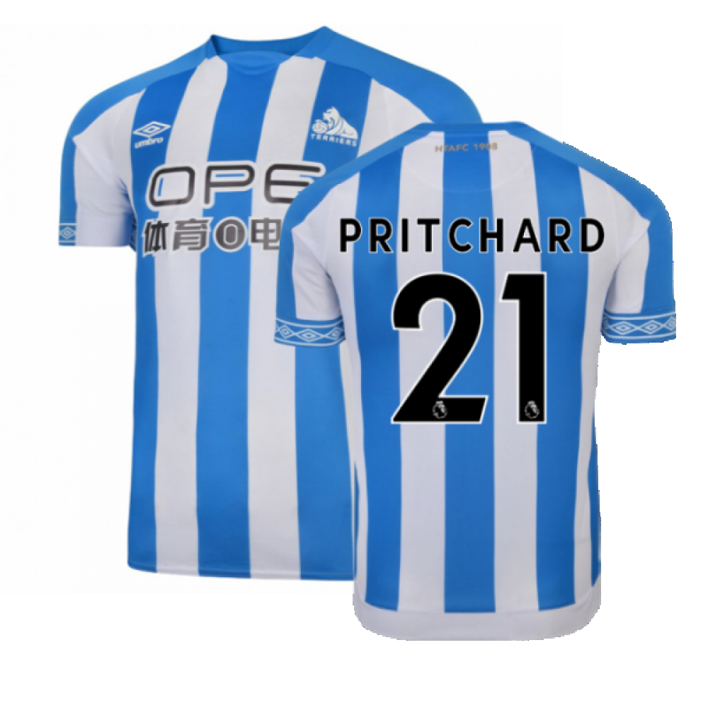 Huddersfield 2018-19 Home Shirt ((Excellent) M) (Pritchard 21)