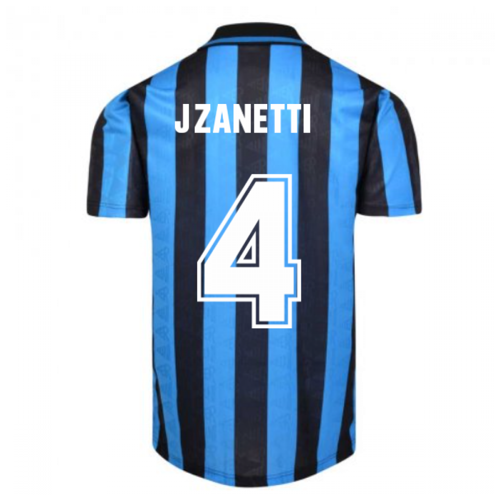 Internazionale 1992 Home Shirt (J.ZANETTI 4)