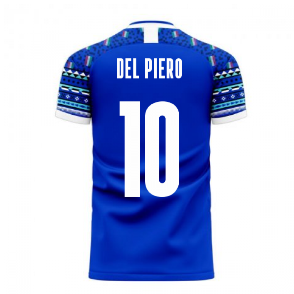 Italy 2024-2025 Home Concept Football Kit (Libero) (DEL PIERO 10)