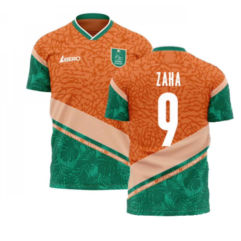 Ivory Coast 2021-2022 Away Concept Football Kit (Libero) (ZAHA 9)