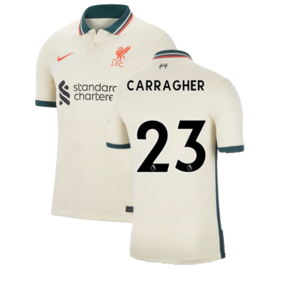 Liverpool 2021-2022 Away Shirt (Kids) (CARRAGHER 23)