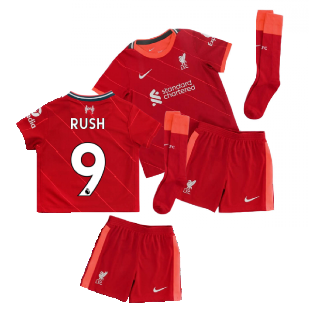 Liverpool 2021-2022 Home Little Boys Mini Kit (RUSH 9)