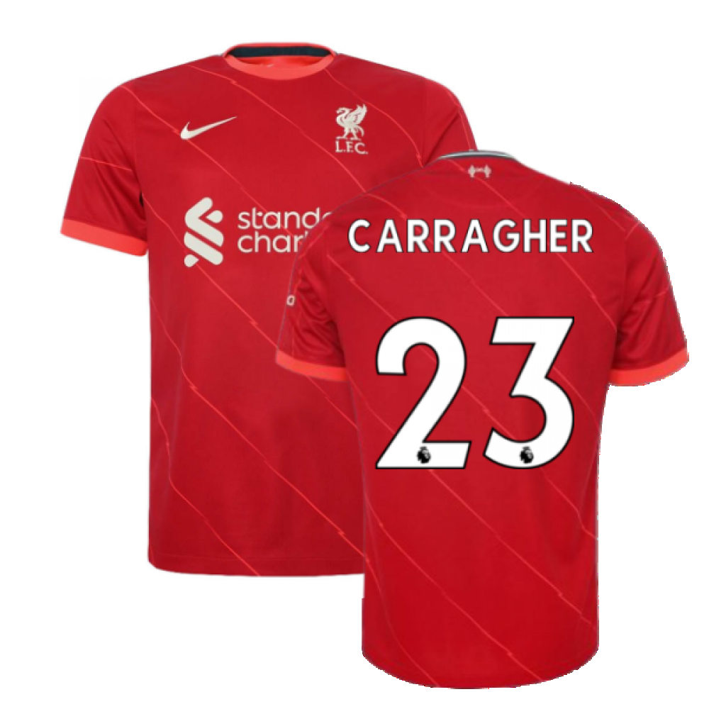 Liverpool 2021-2022 Home Shirt (Kids) (CARRAGHER 23)