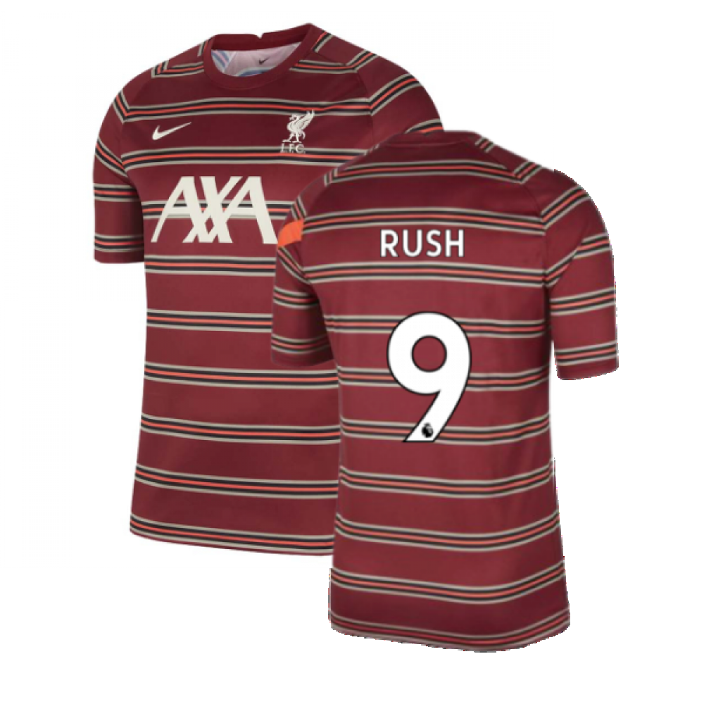 Liverpool 2021-2022 Pre-Match Training Shirt (Red) - Kids (RUSH 9)