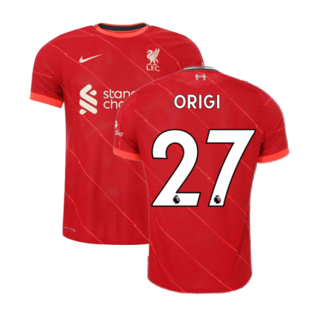 Liverpool 2021-2022 Vapor Home Shirt (Kids) (ORIGI 27)