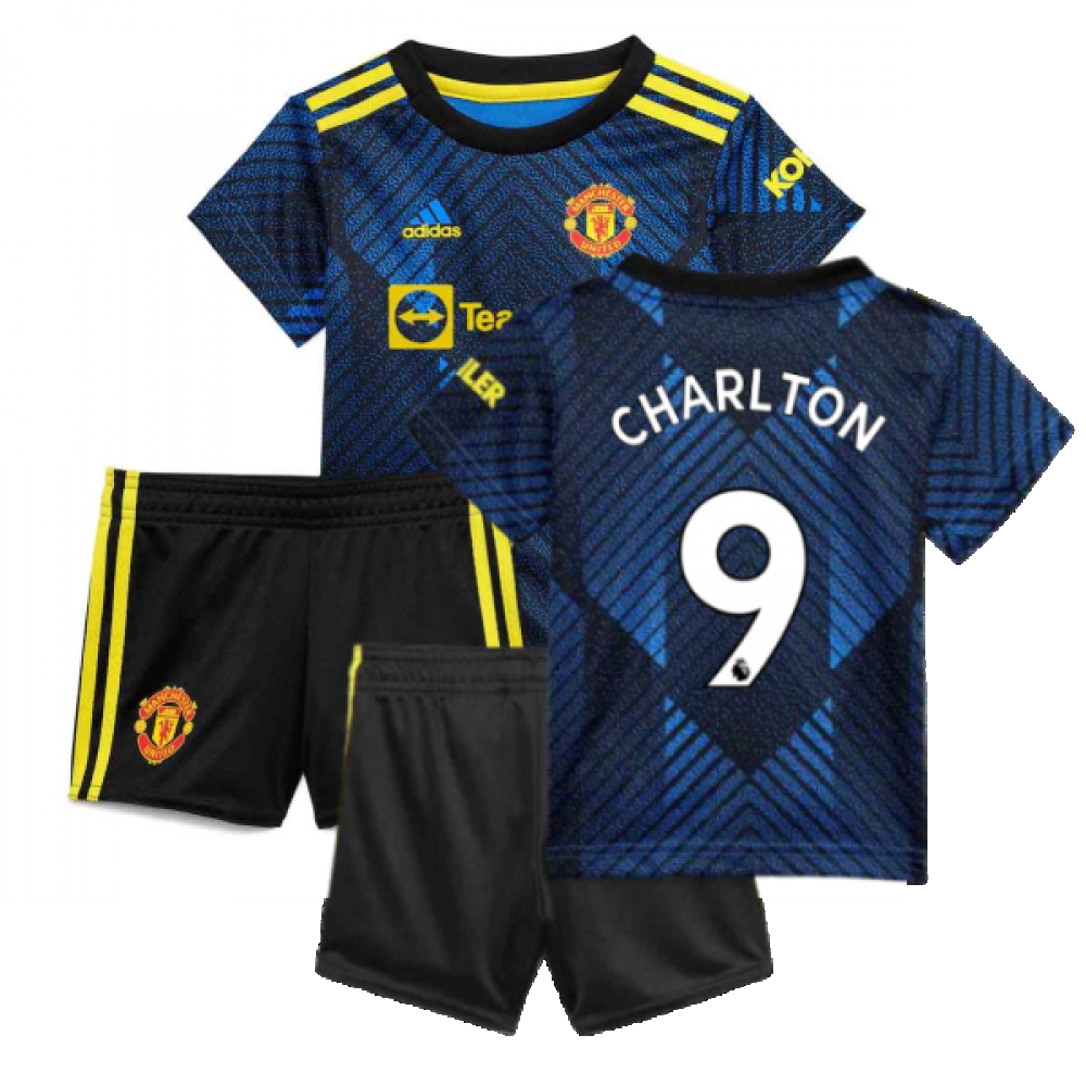 Man Utd 2021-2022 Third Baby Kit (Blue) (CHARLTON 9)