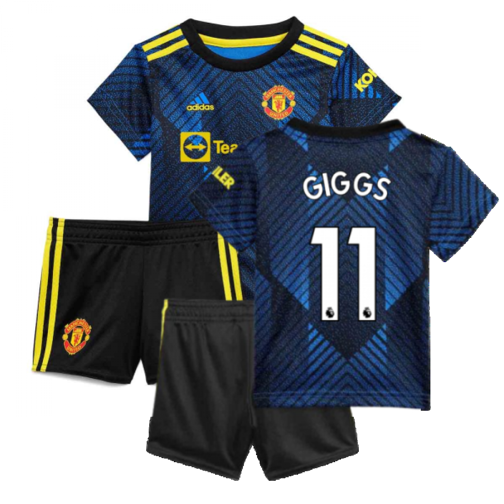 Man Utd 2021-2022 Third Baby Kit (Blue) (GIGGS 11)