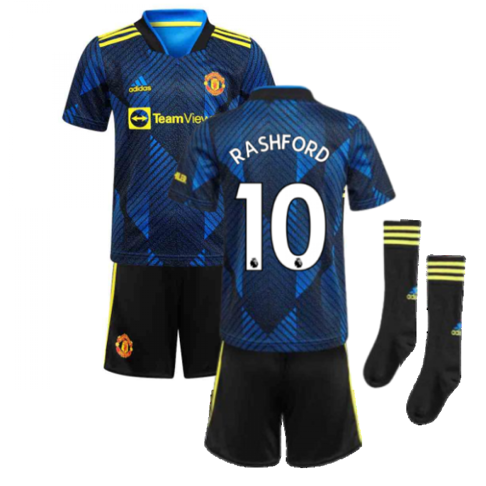 Adidas Manchester United Away Shirt 2022-2023 with Elanga 36 Printing