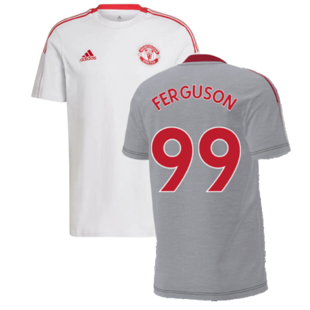 Man Utd 2021-2022 Training Tee (Grey) (FERGUSON 99)