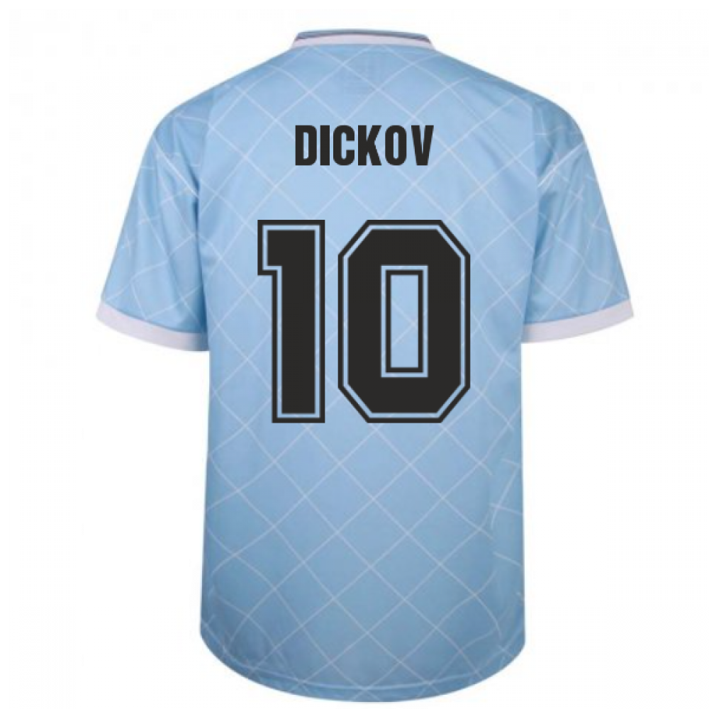 Manchester City 1988 Retro Football Shirt (DICKOV 10)