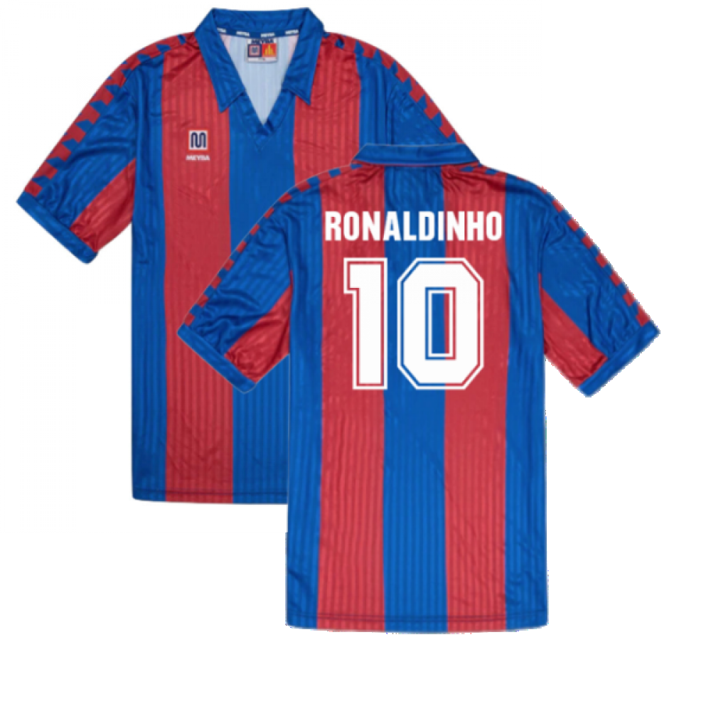 Meyba Barcelona 1992 Reissue Home Shirt (RONALDINHO 10)