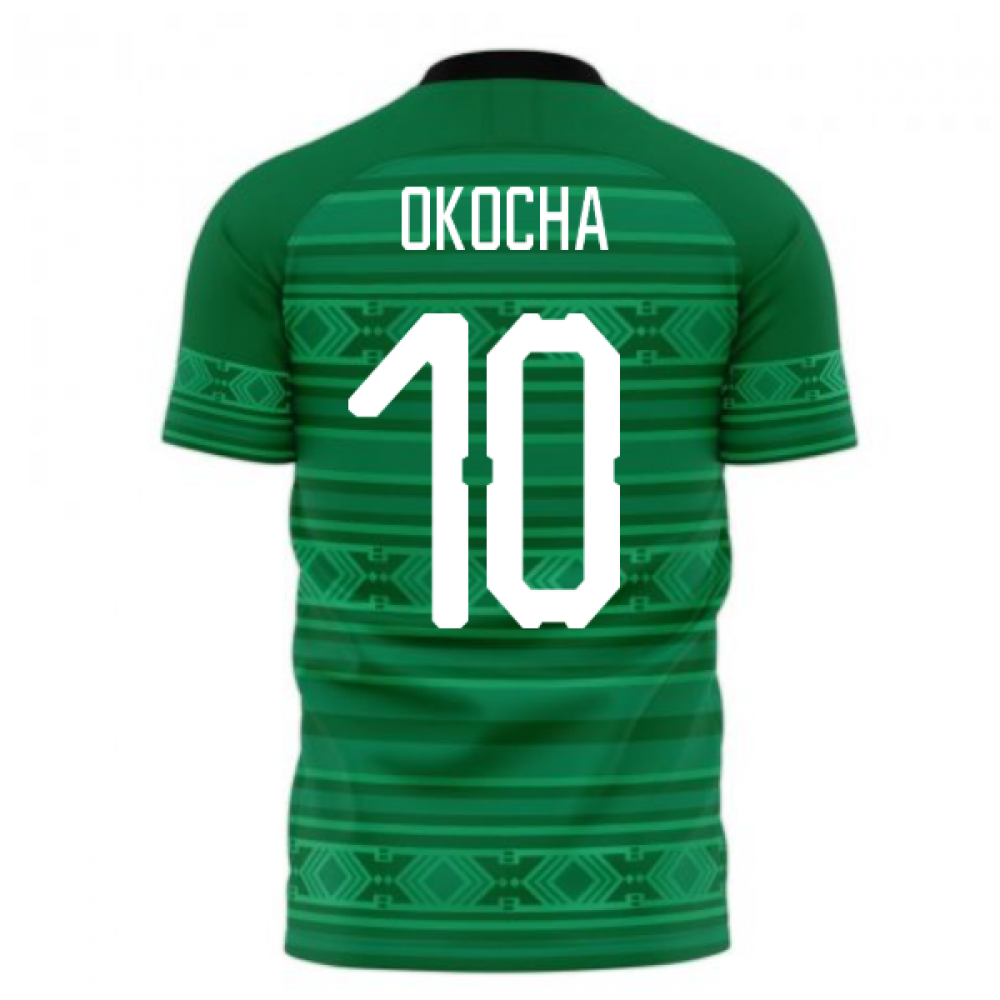 Nigeria 2020-2021 Home Concept Kit (Fans Culture) (OKOCHA 10)